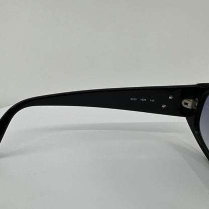 Vintage Saint Laurent YSL 6553 Black Sunglasses - Super Vision Optical