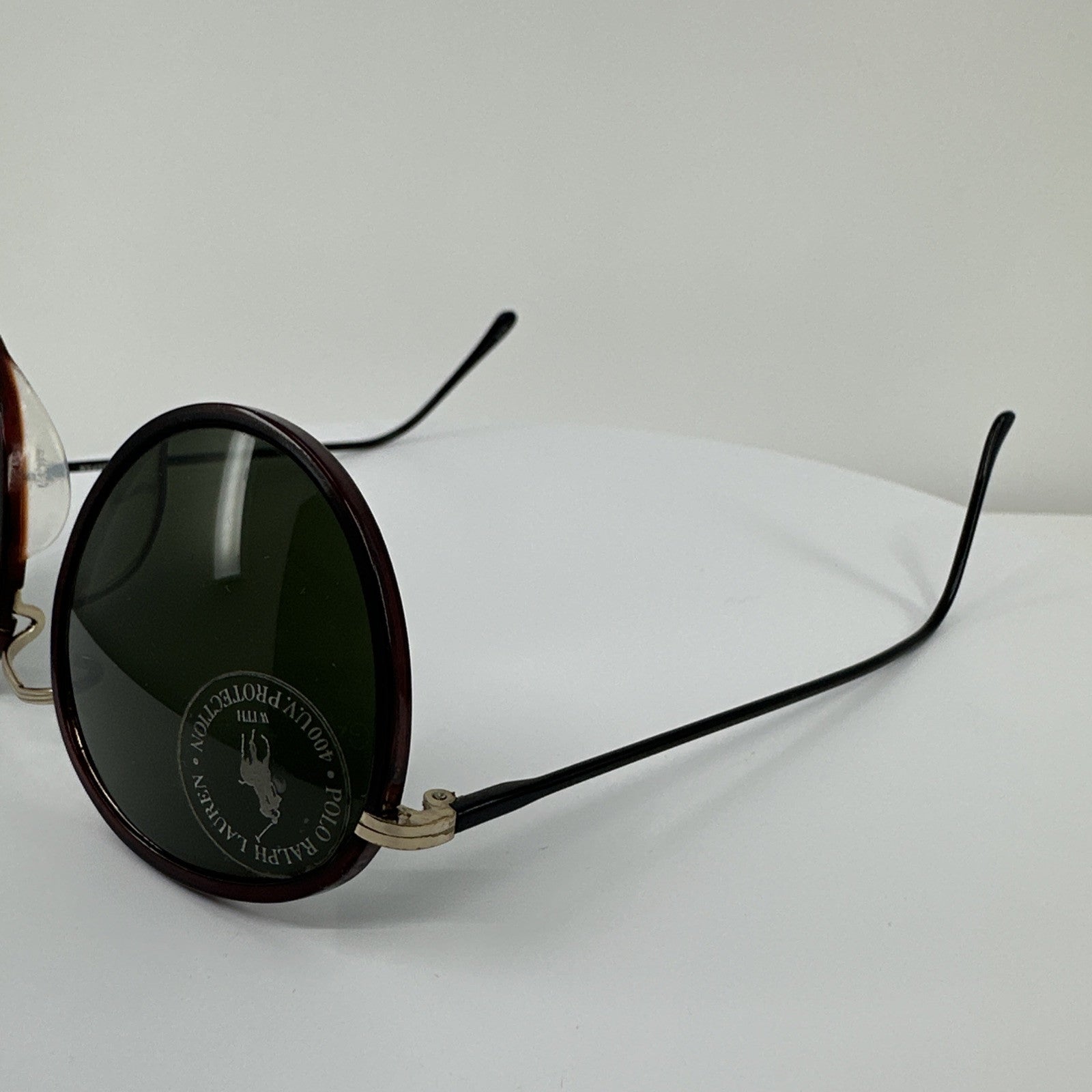 Vintage Polo Ralph Lauren Classic XXVIII By Ralph Lauren Black Sunglasses - Super Vision Optical