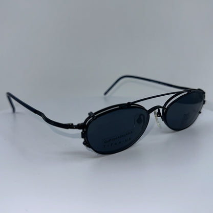 Vintage Jean Paul Gaultier JPG 57-0010 Blue Eyeglasses - Super Vision Optical