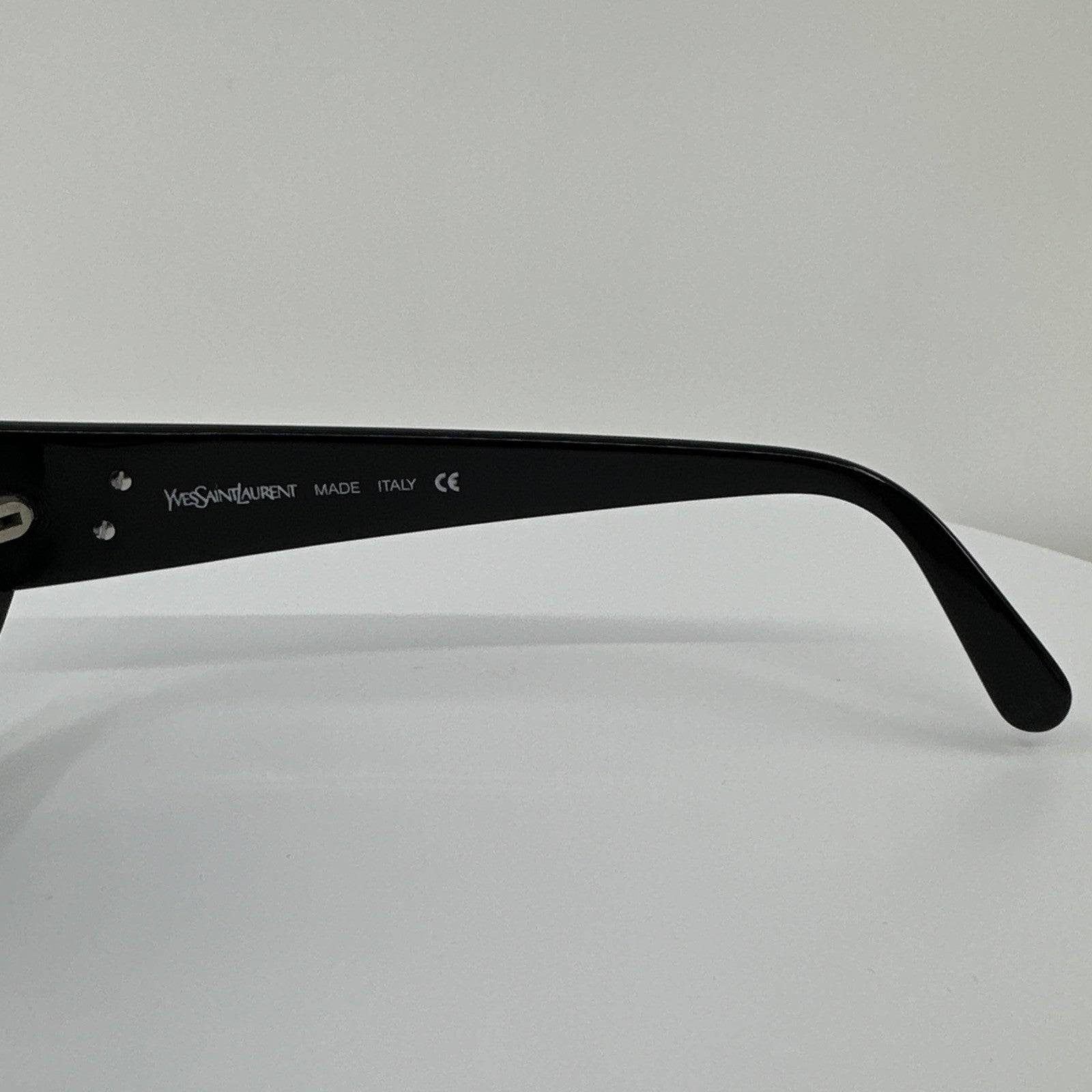 Vintage Saint Laurent YSL 6553 Black Sunglasses - Super Vision Optical