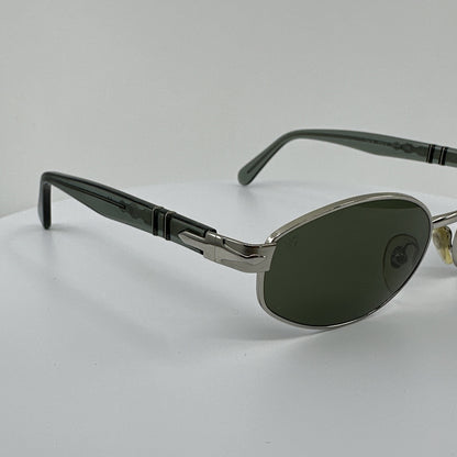 Vintage Persol PE 2042-S Silver Sunglasses - Super Vision Optical