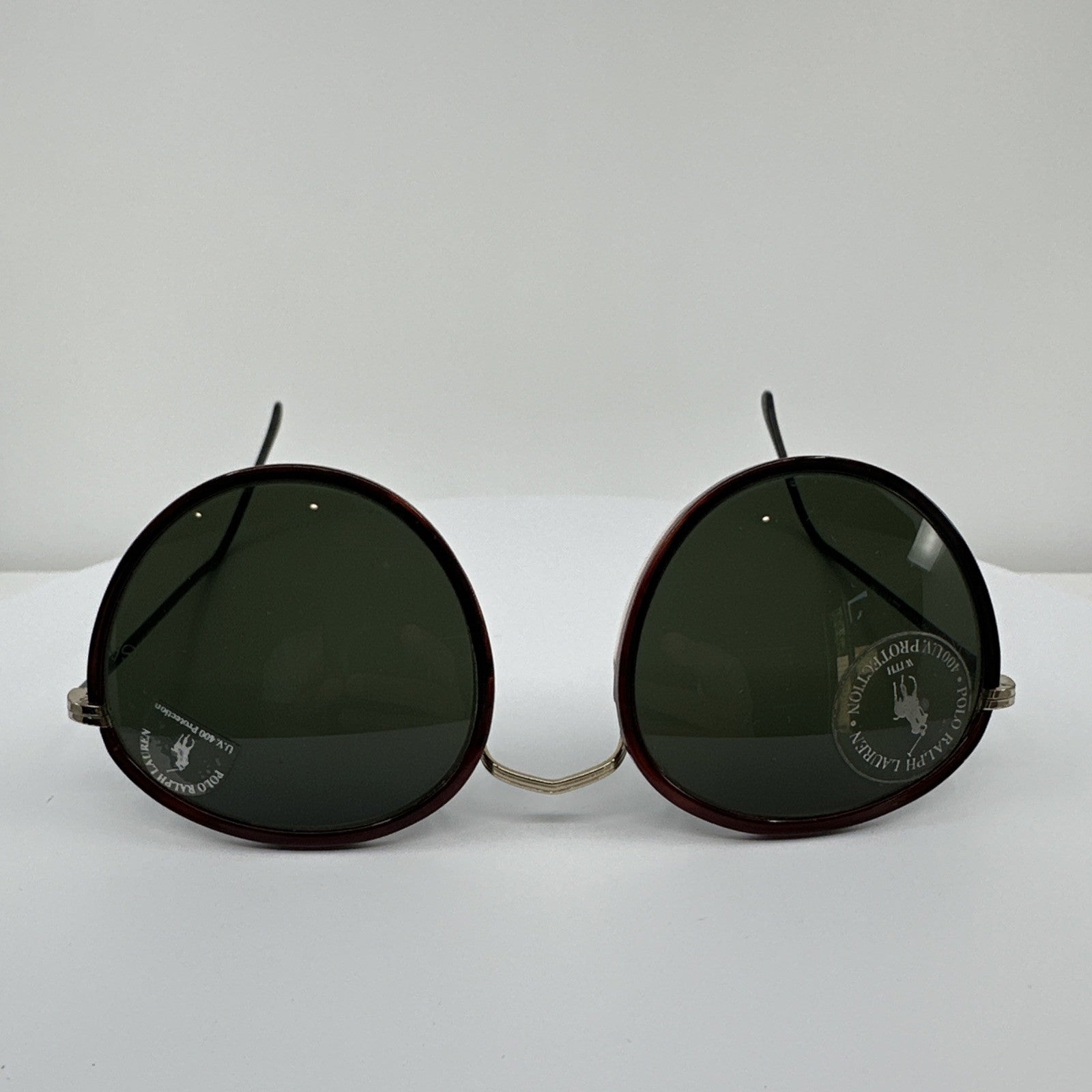 Vintage Polo Ralph Lauren Classic XXVIII By Ralph Lauren Black Sunglasses - Super Vision Optical