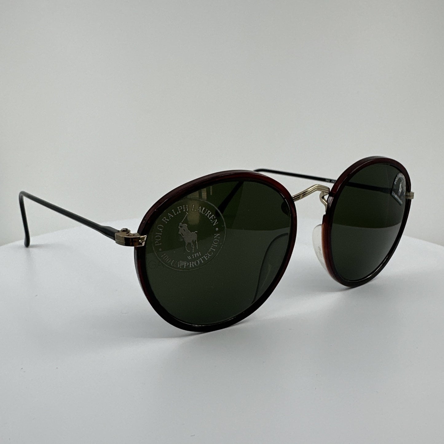Vintage Polo Ralph Lauren Classic XXVIII By Ralph Lauren Black Sunglasses - Super Vision Optical