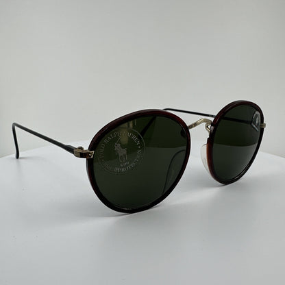Vintage Polo Ralph Lauren Classic XXVIII By Ralph Lauren Black Sunglasses - Super Vision Optical