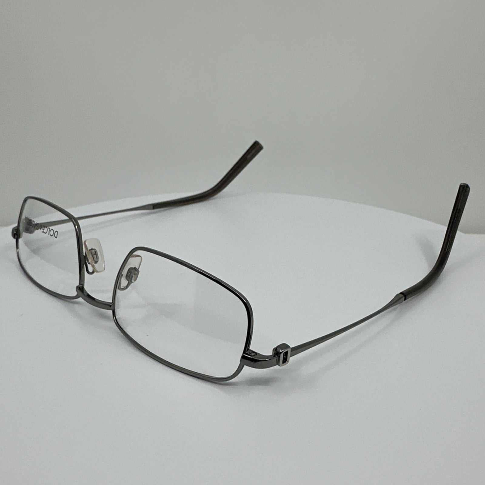 Vintage Dolce & Gabbana DG 457 Gunmetal Eyeglasses - Super Vision Optical