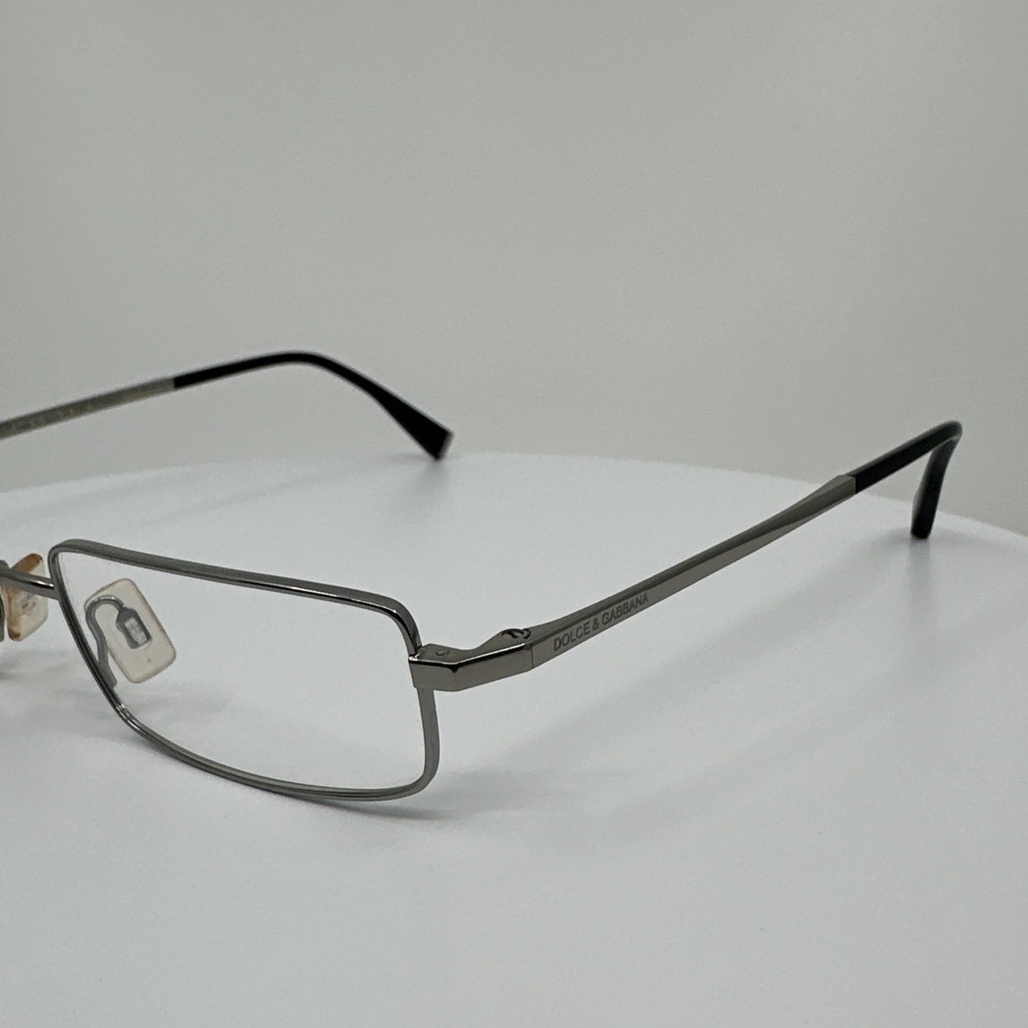 Vintage Dolce&Gabbana DG QUAD RIM MEDIUM GREY Gunmetal Eyeglasses - Super Vision Optical