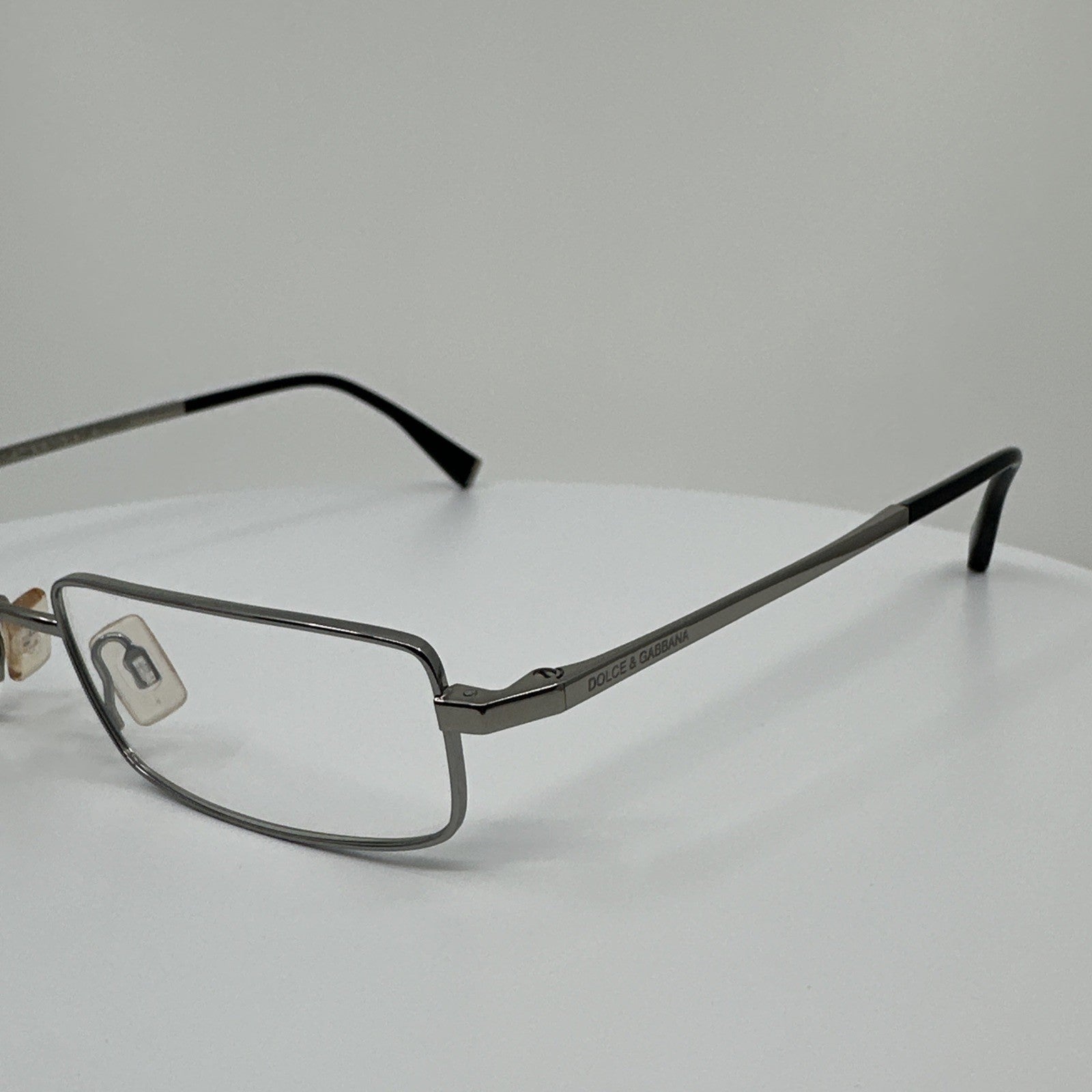Vintage Dolce&Gabbana DG QUAD RIM MEDIUM GREY Gunmetal Eyeglasses - Super Vision Optical