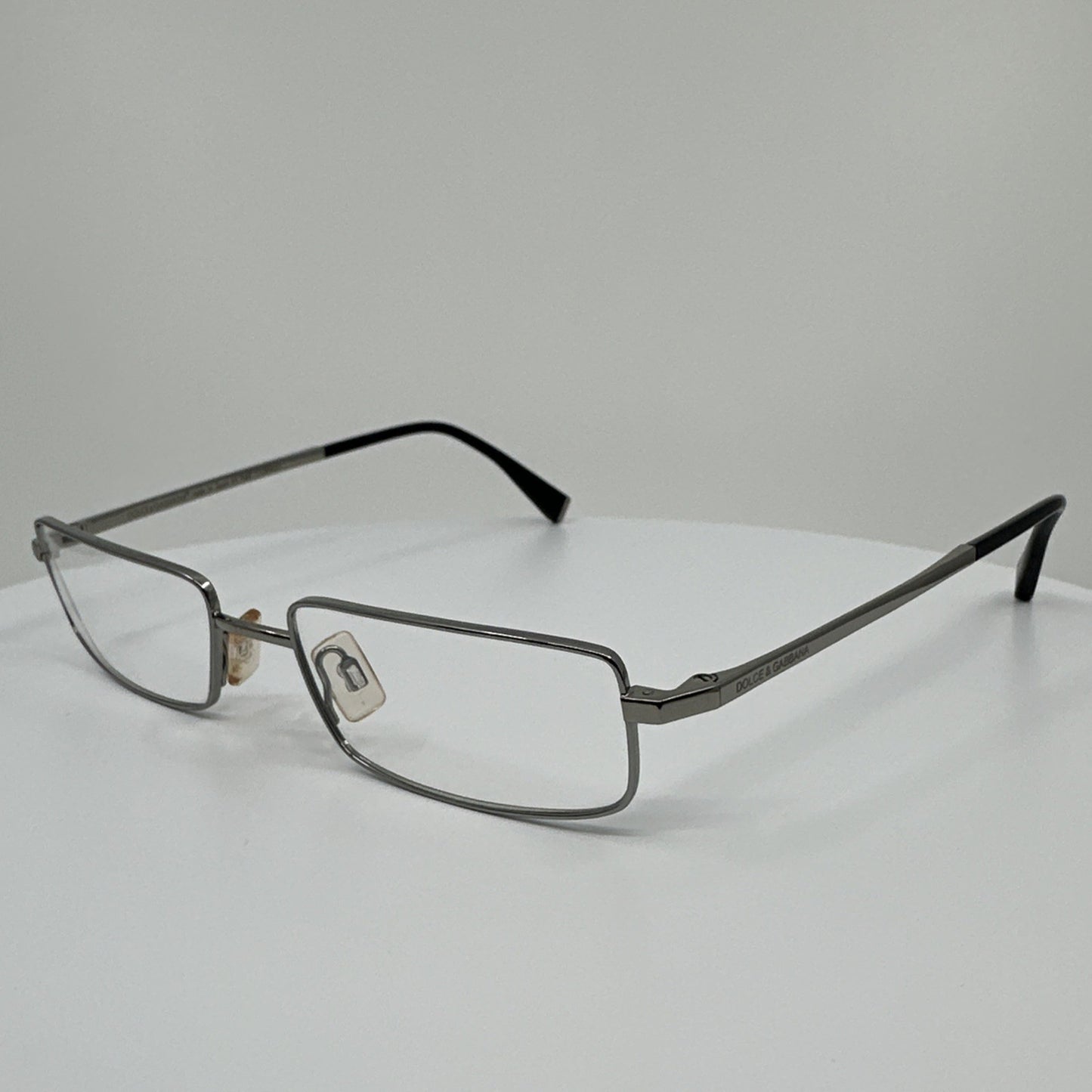 Vintage Dolce&Gabbana DG QUAD RIM MEDIUM GREY Gunmetal Eyeglasses - Super Vision Optical