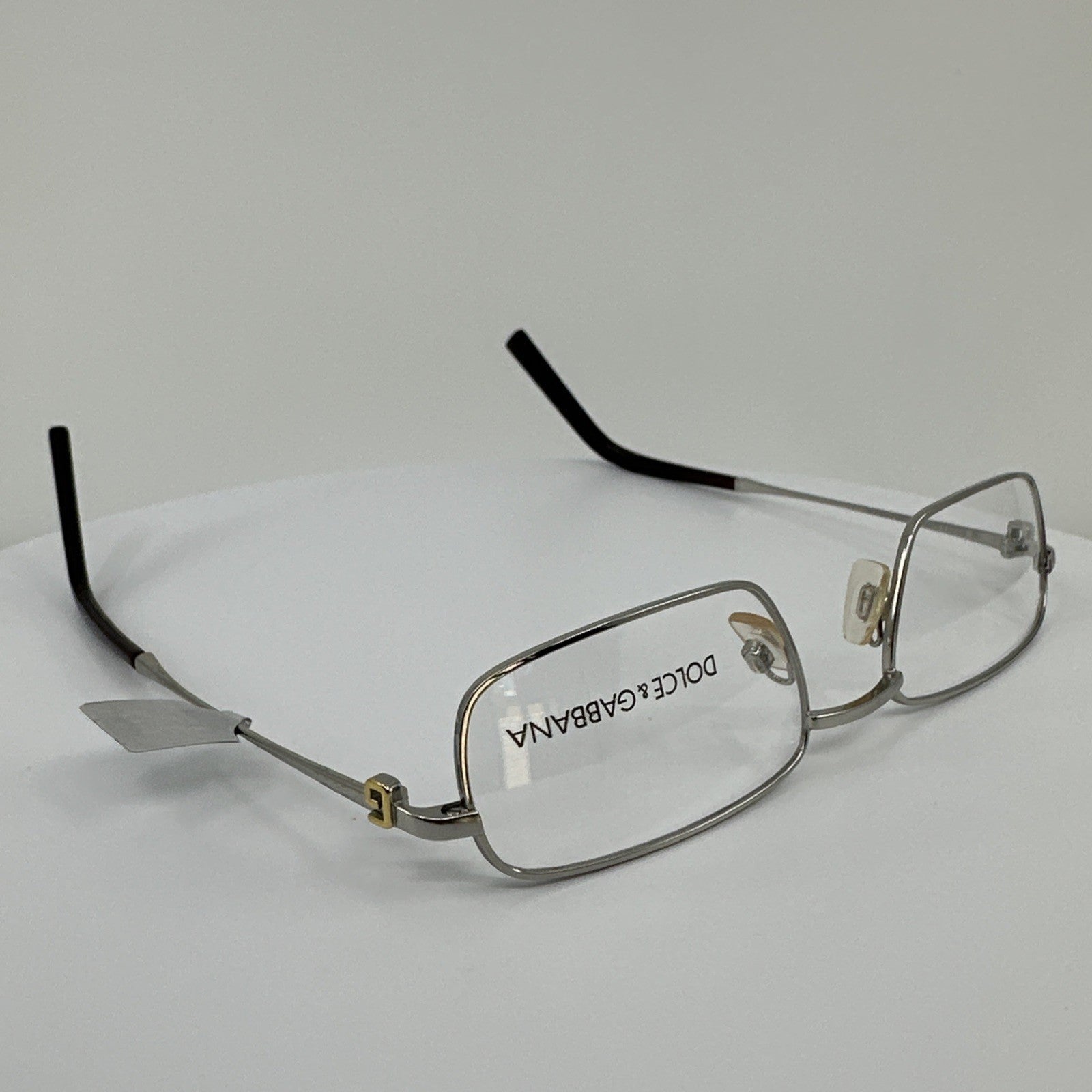Vintage Dolce & Gabbana DG 457 Silver Eyeglasses - Super Vision Optical