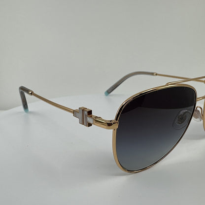Vintage Tiffany & Co. TF 3080 Gold Sunglasses - Super Vision Optical