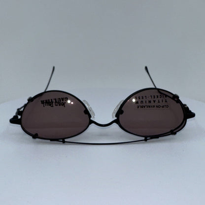 Vintage Jean Paul Gaultier JPG 55-0018 Black Eyeglasses - Super Vision Optical