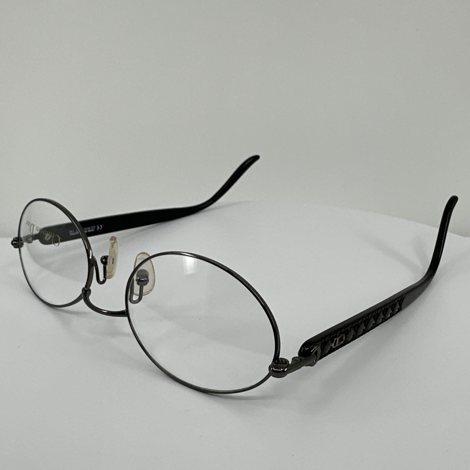 Vintage Christian Dior CD 3510 Gunmetal Eyeglasses - Super Vision Optical
