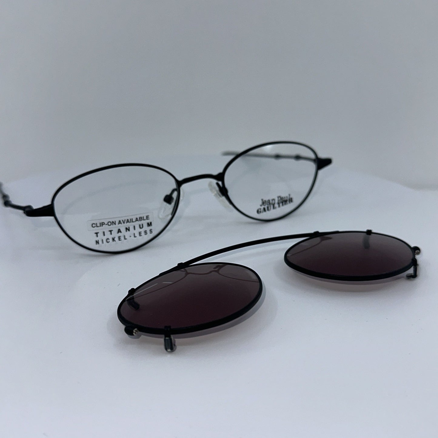 Vintage Jean Paul Gaultier JPG 55-0018 Black Eyeglasses - Super Vision Optical