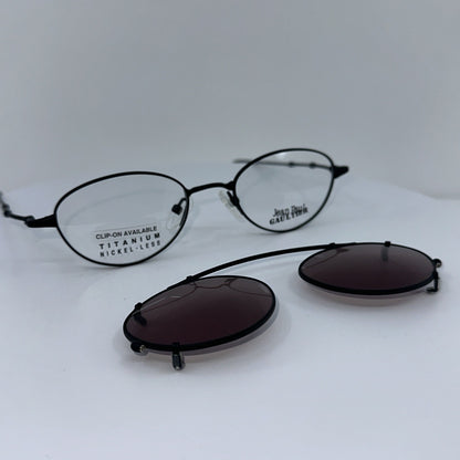 Vintage Jean Paul Gaultier JPG 55-0018 Black Eyeglasses - Super Vision Optical