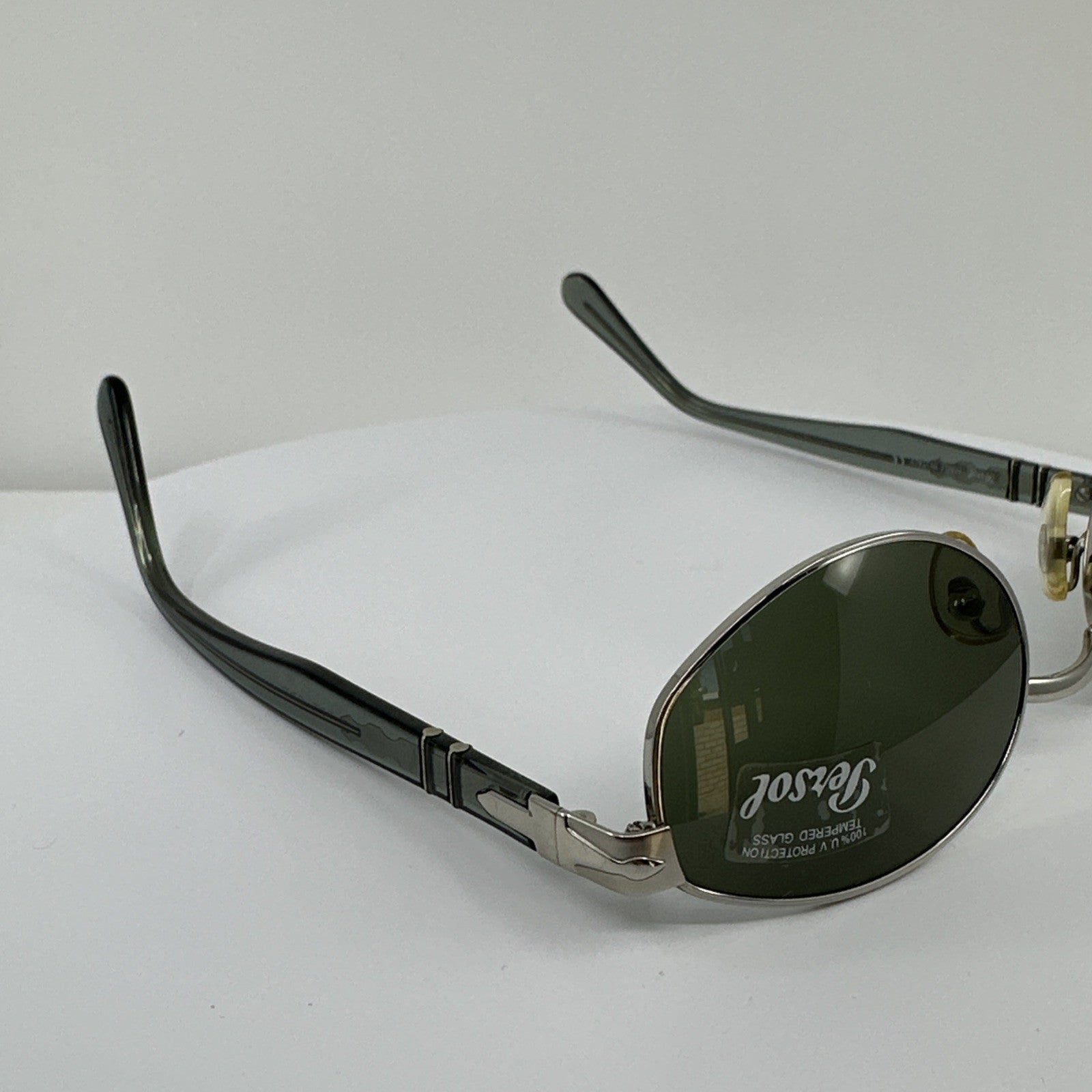 Vintage Persol PE 2042-S Silver Sunglasses - Super Vision Optical