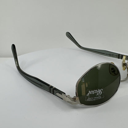 Vintage Persol PE 2042-S Silver Sunglasses - Super Vision Optical