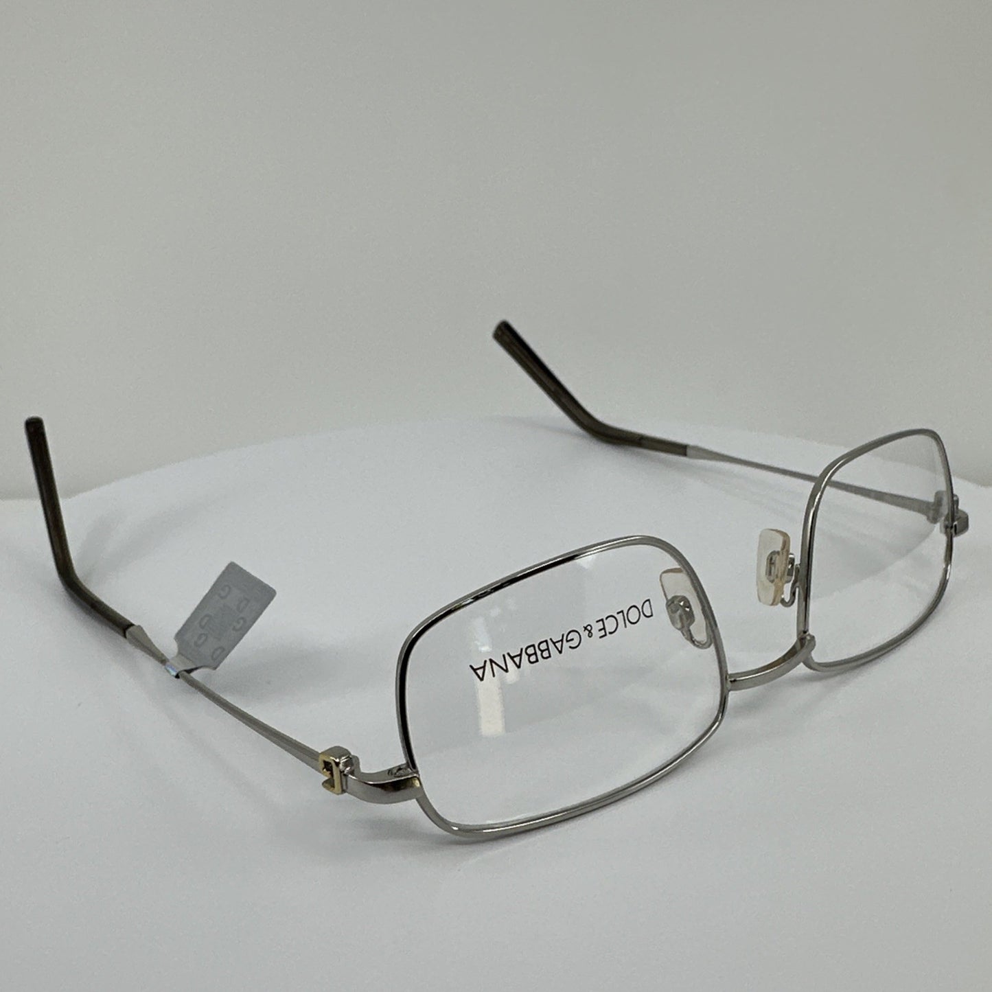 Vintage Dolce & Gabbana DG 458 Silver Eyeglasses - Super Vision Optical
