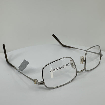 Vintage Dolce & Gabbana DG 458 Silver Eyeglasses - Super Vision Optical