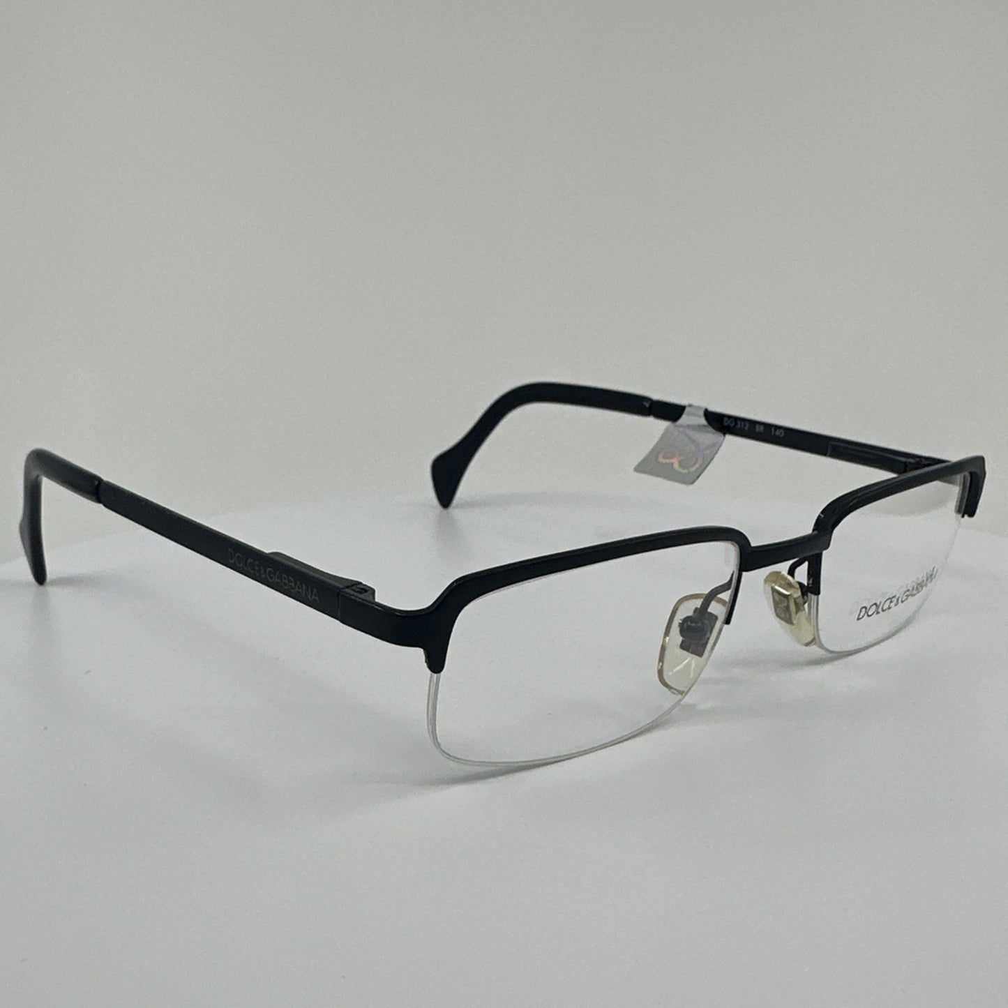 Vintage Dolce & Gabbana DG 312 Black Eyeglasses - Super Vision Optical