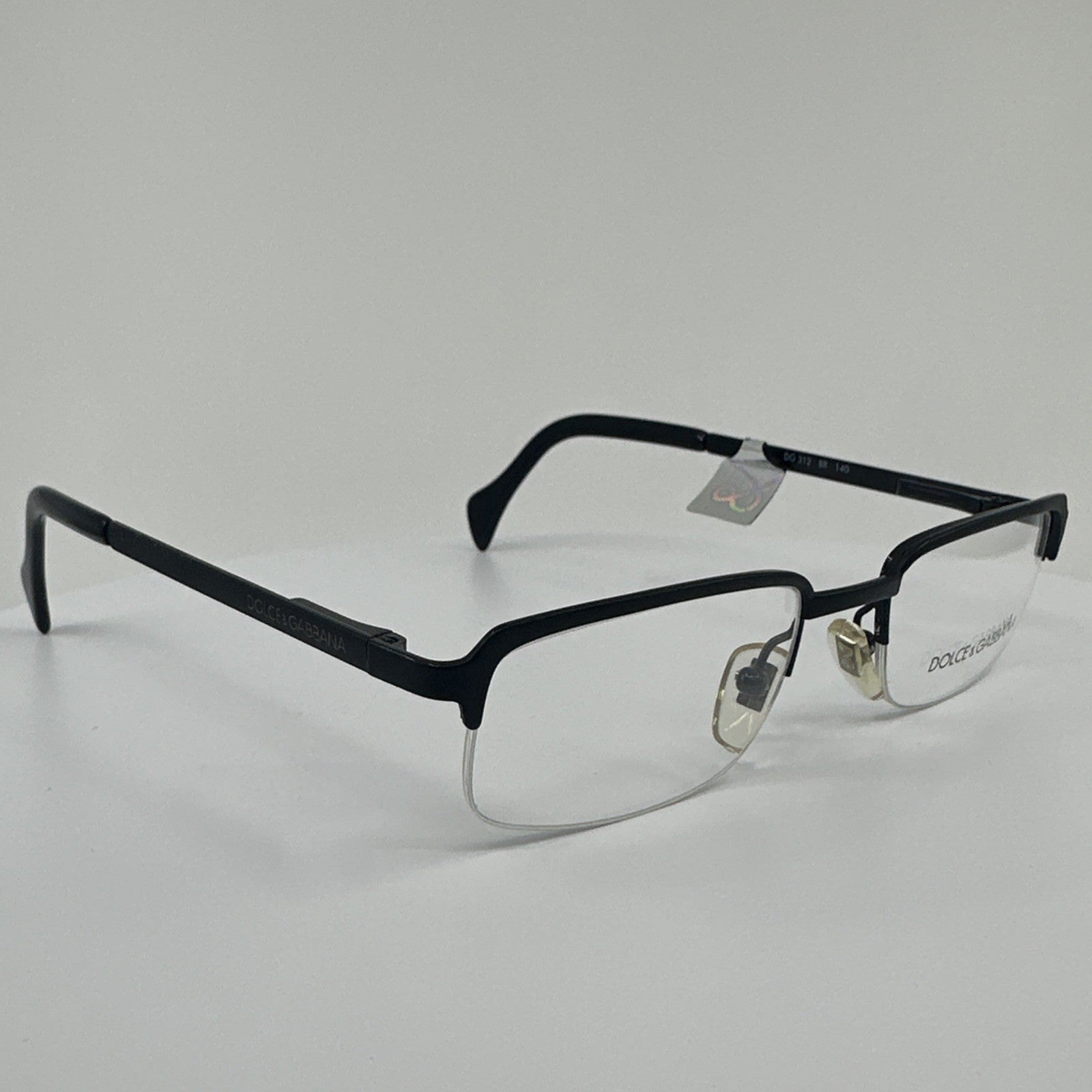 Vintage Dolce & Gabbana DG 312 Black Eyeglasses - Super Vision Optical