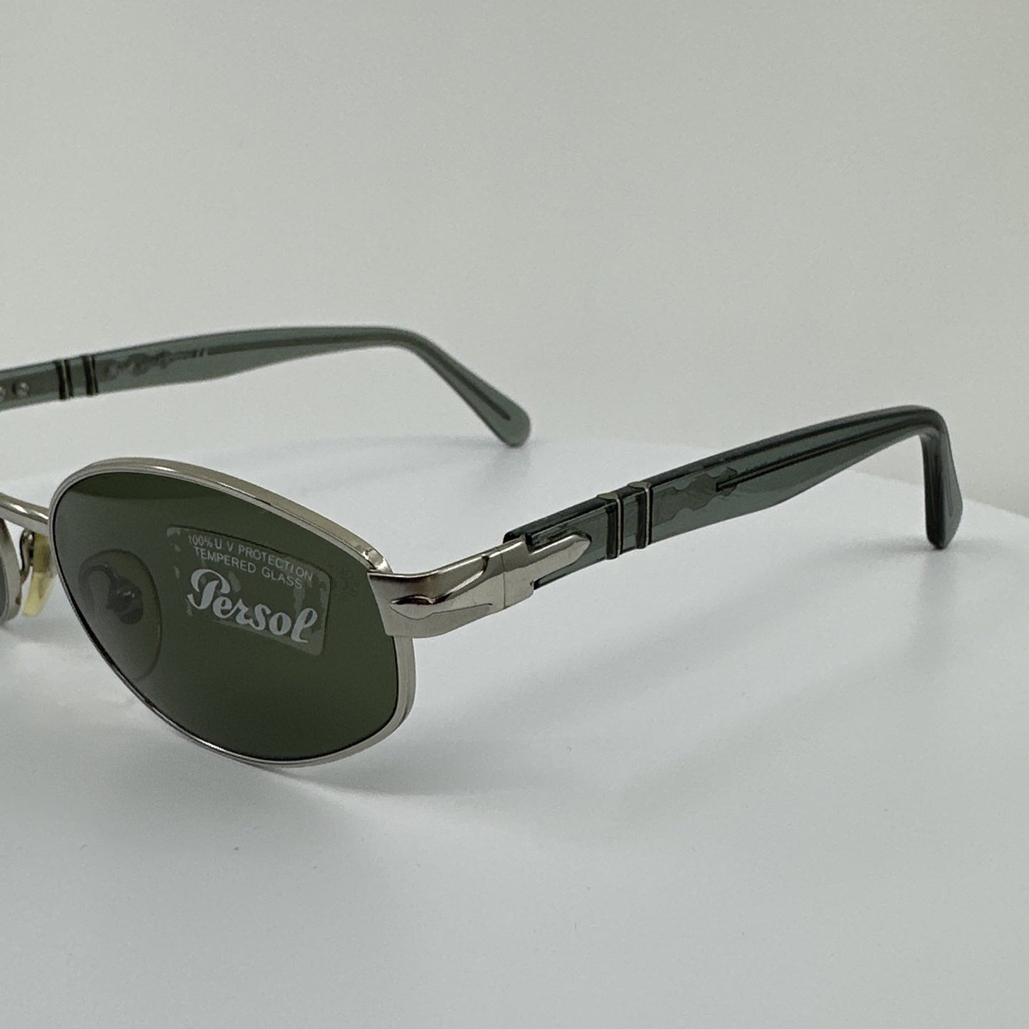 Vintage Persol PE 2042-S Silver Sunglasses - Super Vision Optical