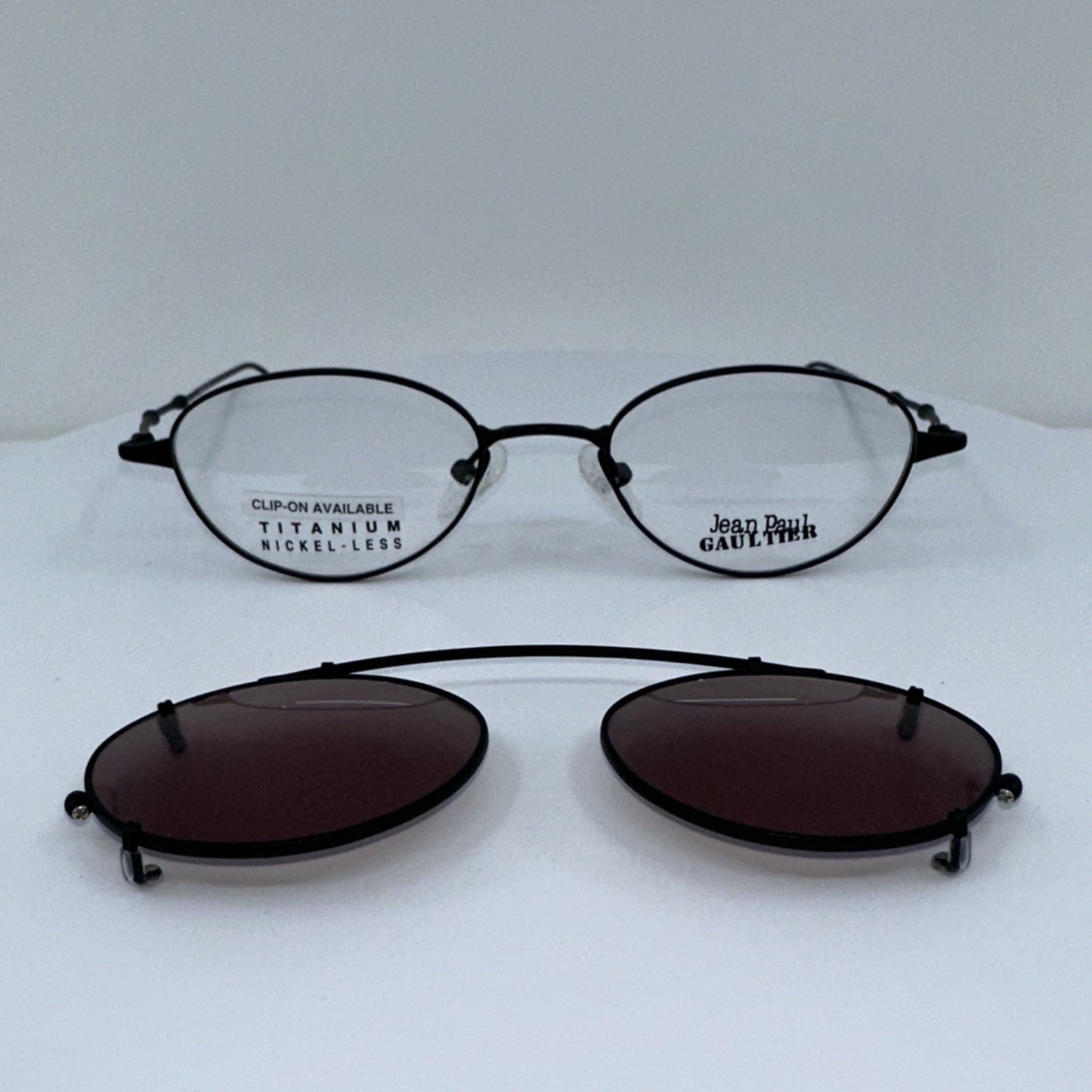 Vintage Jean Paul Gaultier JPG 55-0018 Black Eyeglasses - Super Vision Optical