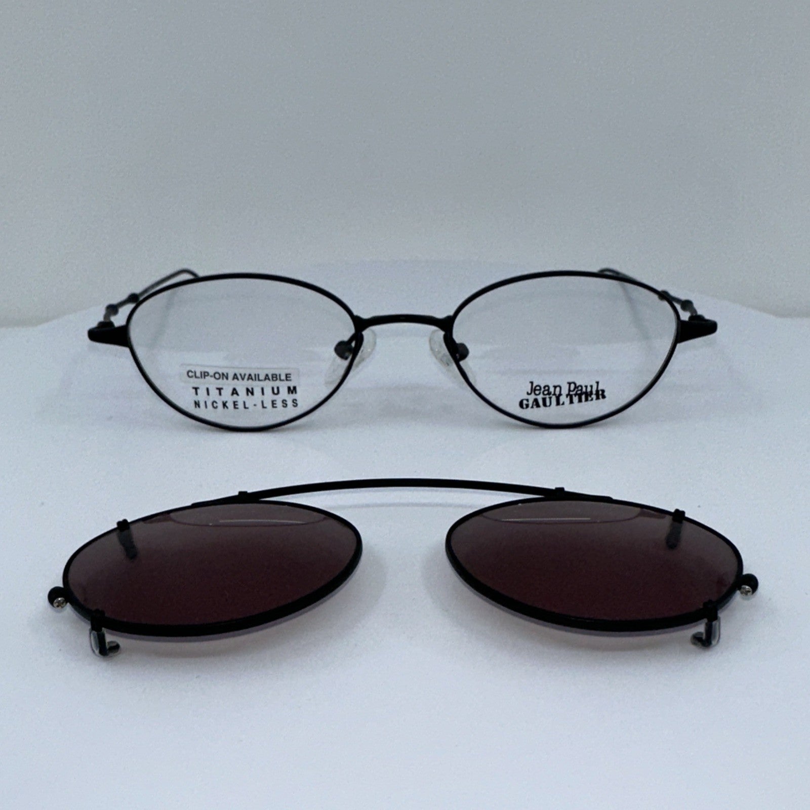 Vintage Jean Paul Gaultier JPG 55-0018 Black Eyeglasses - Super Vision Optical