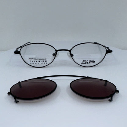 Vintage Jean Paul Gaultier JPG 55-0018 Black Eyeglasses - Super Vision Optical