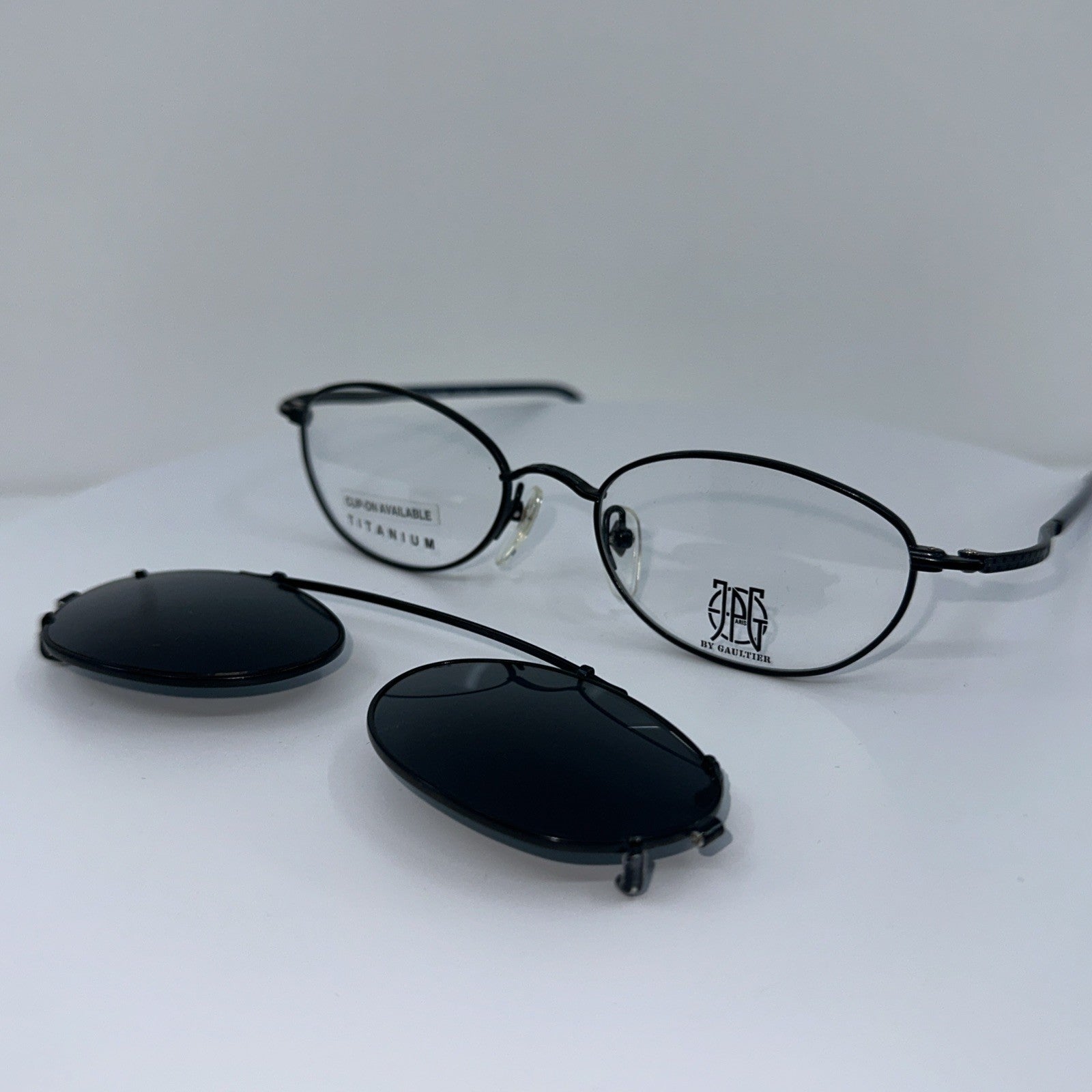 Vintage Jean Paul Gaultier JPG 57-0010 Blue Eyeglasses - Super Vision Optical