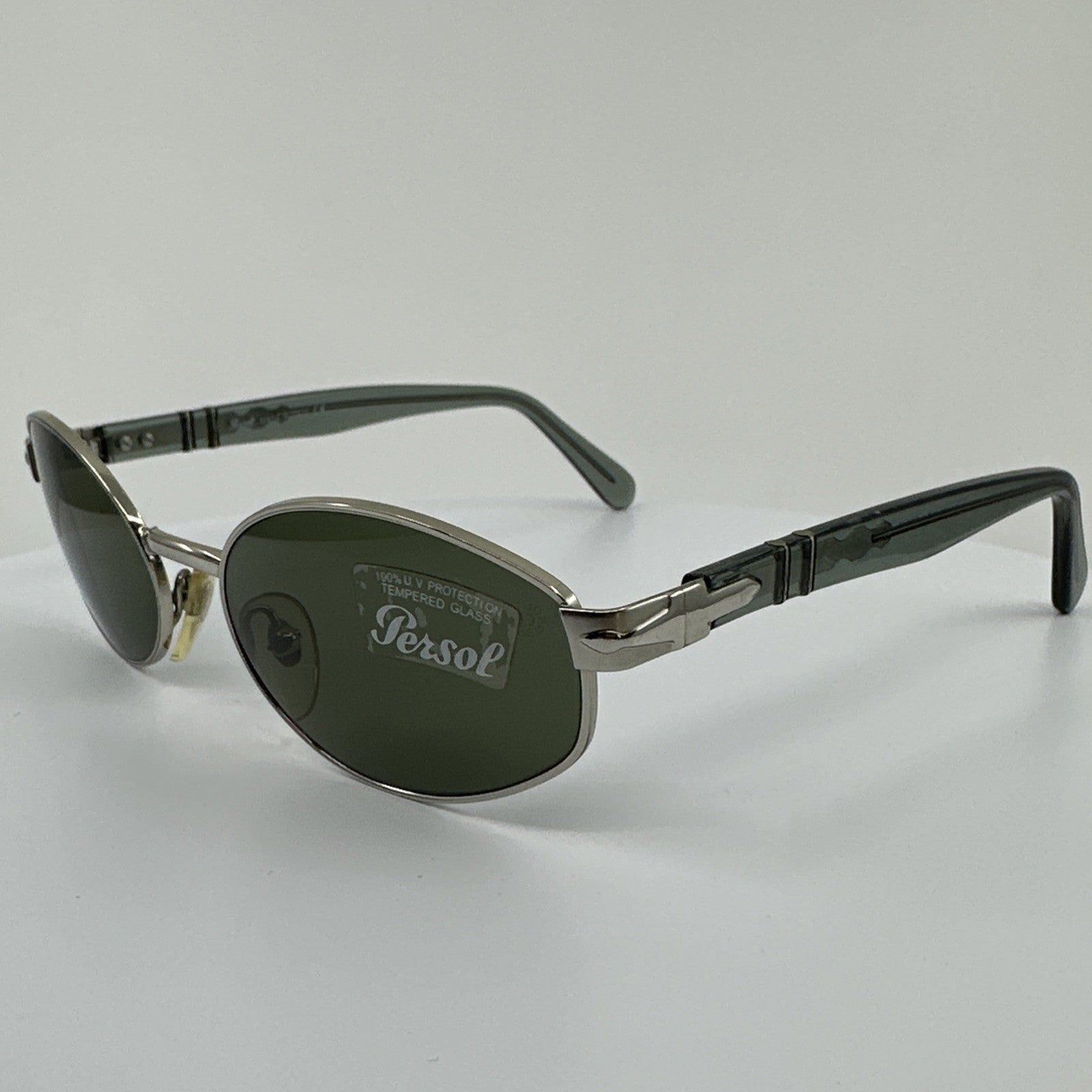 Vintage Persol PE 2042-S Silver Sunglasses - Super Vision Optical