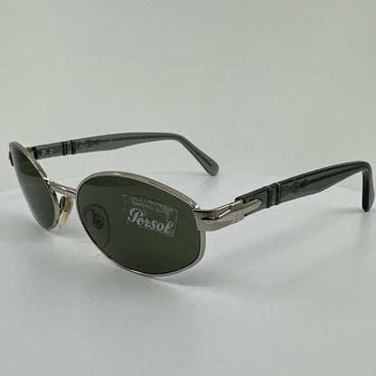 Vintage Persol PE 2042-S Silver Sunglasses - Super Vision Optical