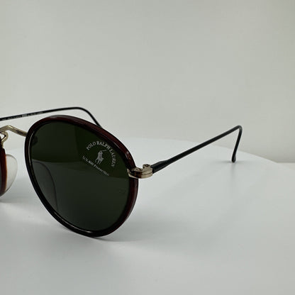 Vintage Polo Ralph Lauren Classic XXVIII By Ralph Lauren Black Sunglasses - Super Vision Optical